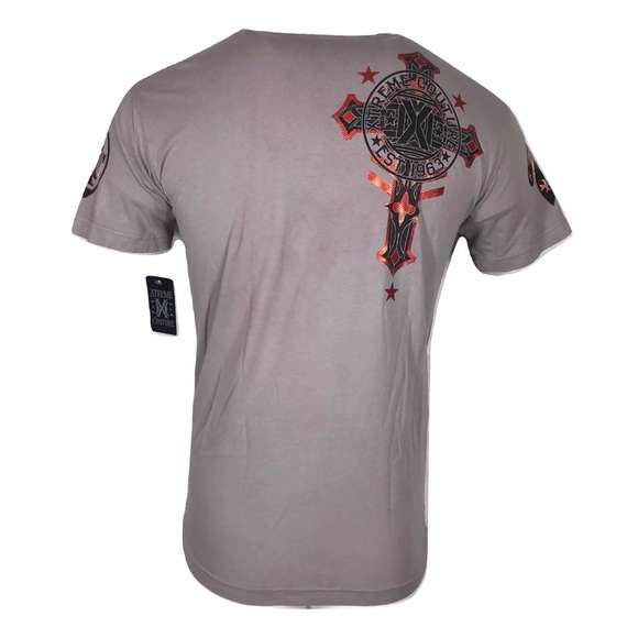 XTREME COUTURE by AFFLICTION Men T-Shirt FAITH & T - Picture 2 of 7